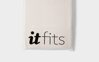 It-fits GiftCard Dune Fitted Sheet pack white plain background